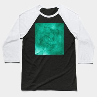 Leaves in an aqua green storm Baseball T-Shirt